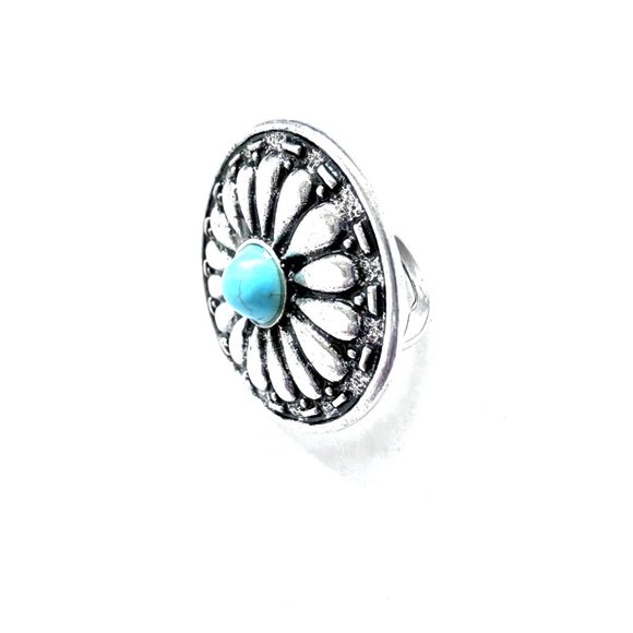 WESTERN Flower Ring (One Size Fits All) - Picture 3 of 3